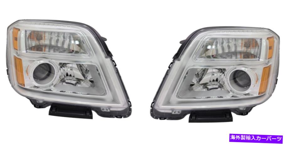 USヘッドライト 2016-2017 GMC地形のためのドライバー＆旅客側のヘッドライト Driver & Passenger Side Headlight For 2016-2017 GMC Terrain【並行輸入品】