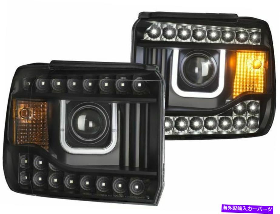 USヘッドライト 2015-2016 GMC Sierra 3500 HDヘッドライトセットANZO 73562BRヘッドライトアセンブリ For 2015-2016 GMC Sierra 3500 HD Headlight Set Anzo 73562BR Headlight Assembly【並行輸入品】