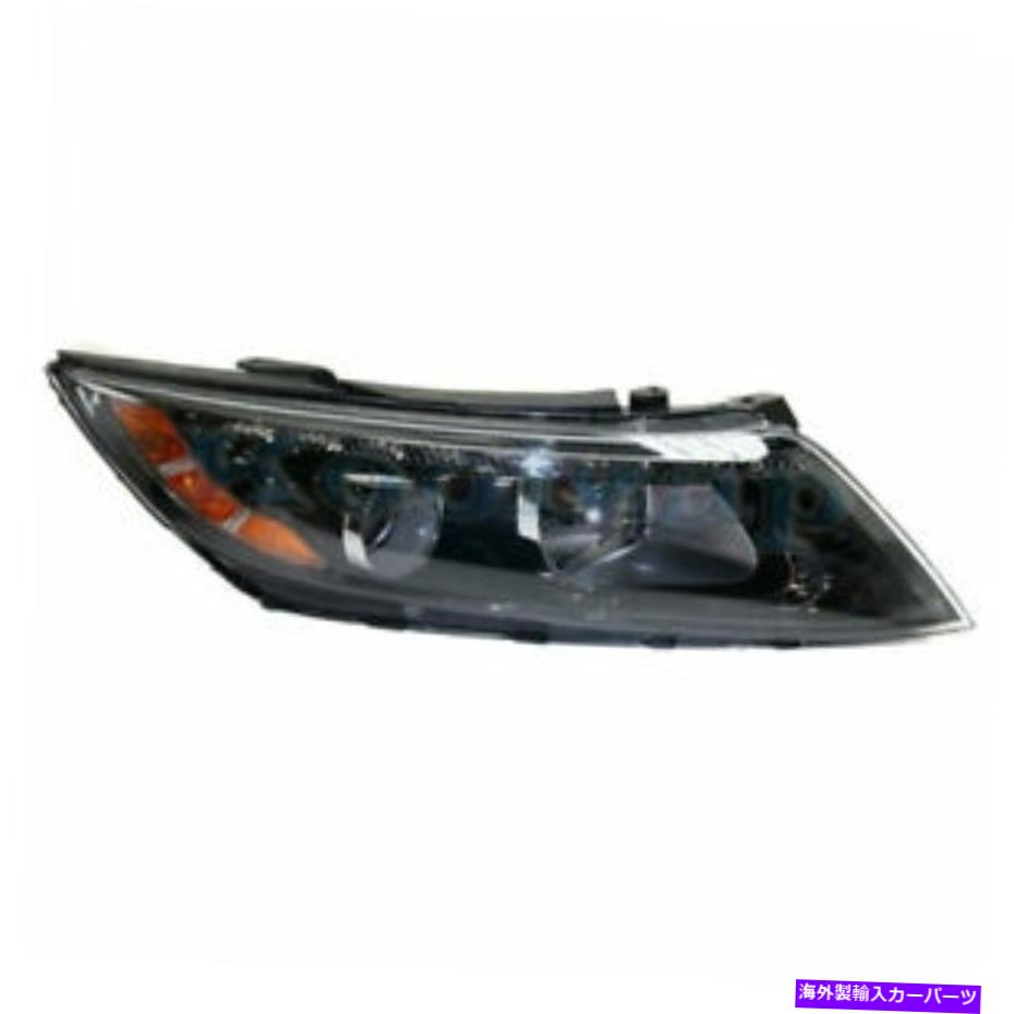 USヘッドライト 14-15 Optima Frontヘッドライトヘッドランプヘッドライトランプブラックベゼル右側 For 14-15 Optima Front Headlight Headlamp Head Light Lamp Black Bezel Right Side【並行輸入品】|Us Custom Parts Shop USDM