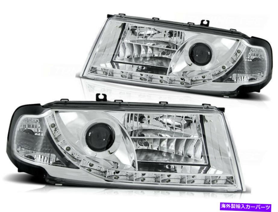 USヘッドライト LED DRLライトが付いているSkoda Octavia 00-04のクロムクリア仕上げヘッドライトセット Chrome clear finish Headlight set for Skoda Octavia 00-04 with LED DRL lights【並行輸入品】｜Us Custom Parts Shop USDM 85,826円