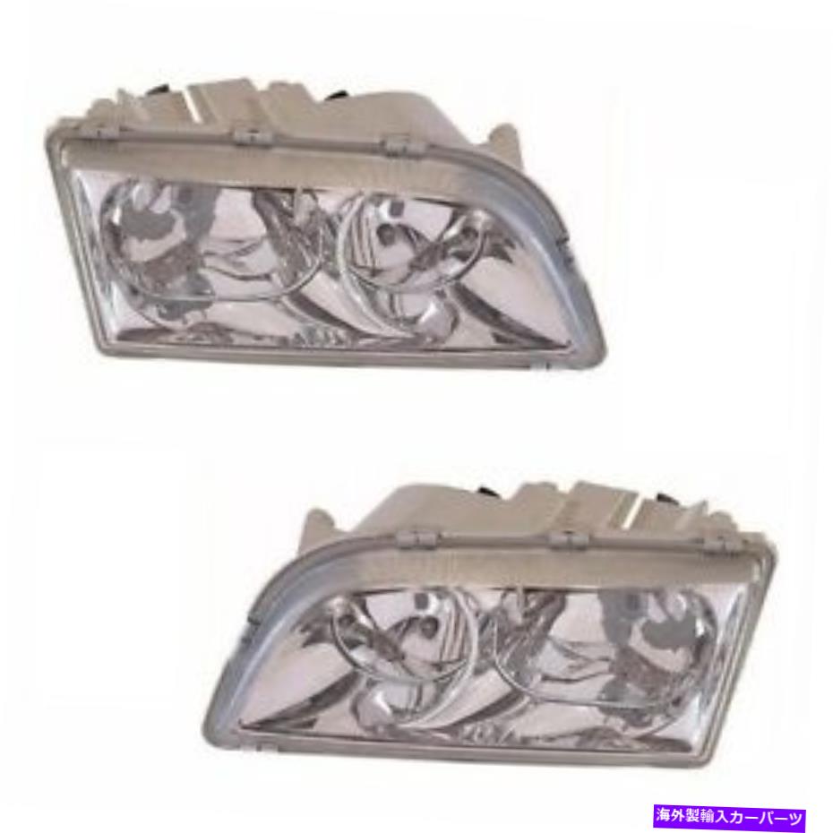 USヘッドライト Pour Volvo V40 5 / 2000-2003 Phares 1 Pair O '/ S＆N / S 4 Brooche Pour Volvo V40 5/2000-2003 Phares 1 Paire O' / S & N/S 4 Broche【並行輸入品】