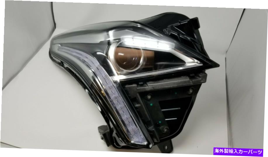 USヘッドライト 2017-2019キャデラックXT5助手席側ヘッドライトASSY（ハロゲンタイプ） 2017-2019 CADILLAC XT5 PASSENGER SIDE HEADLIGHT ASSY (Halogen Type)【並行輸入品】