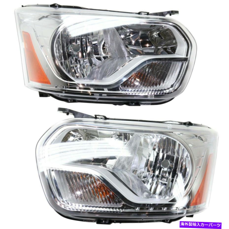 USヘッドライト 2015-2017 Ford Transit-350ペアドライバと助手席側のヘッドライト Headlight For 2015-2017 Ford Transit-350 Pair Driver and Passenger Side【並行輸入品】