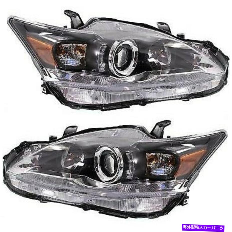 USヘッドライト Headlight 2011-2017 Lexus CT200H LEXUS CT200H電球2PC Headlight Set For 2011-2017 Lexus CT200h Left and Right With Bulb 2Pc【並行輸入品】