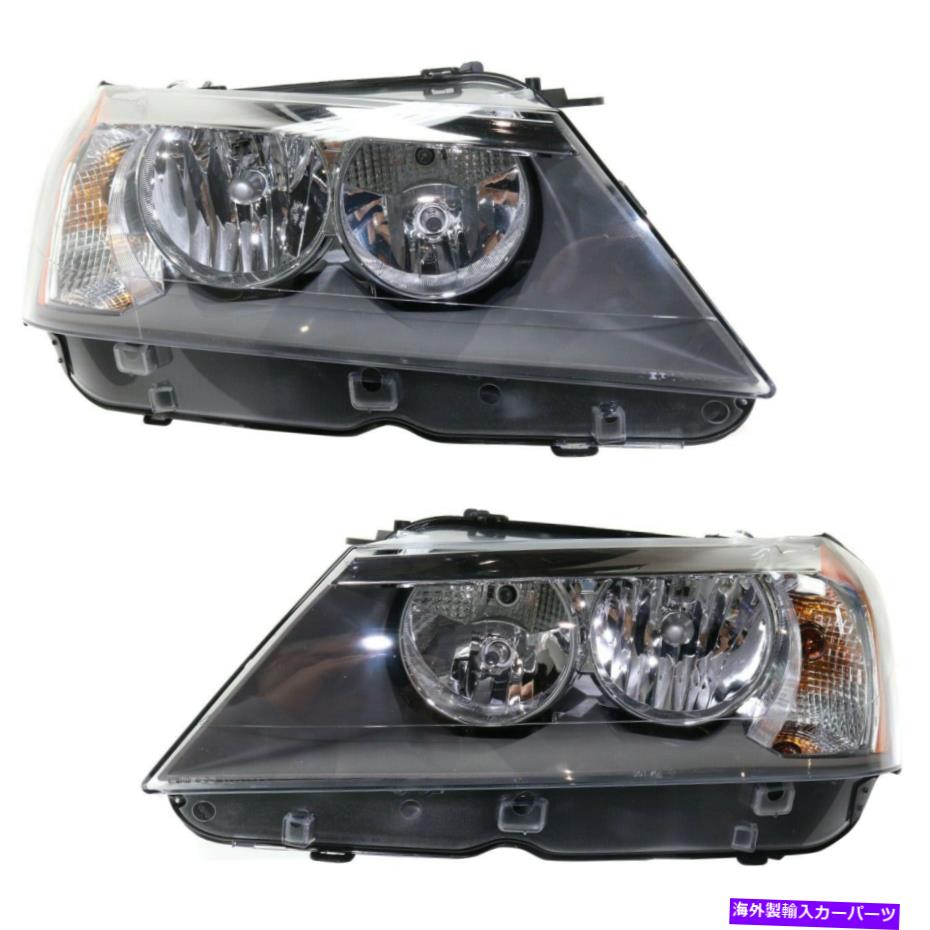 USヘッドライト 63117222026,63117222025 BMW x 3 2011-2014用カーパのドライバー＆旅客サイドLH RH 63117222026, 63117222025 CAPA Driver & Passenger Side LH RH for BMW X3 2011-2014【並行輸入品】