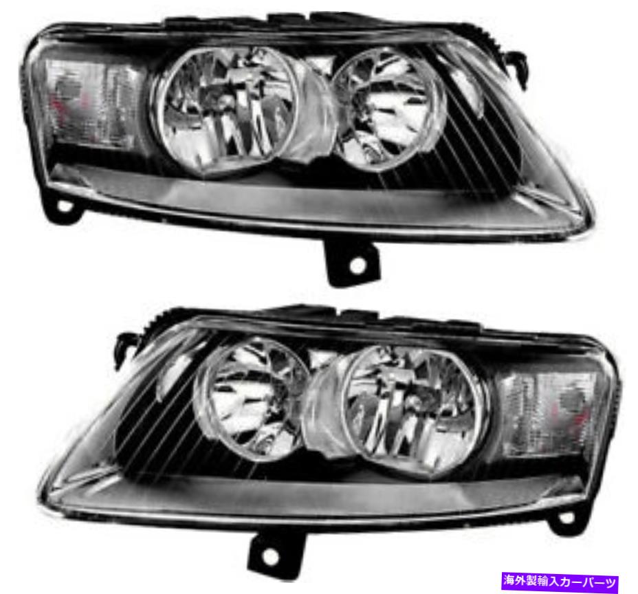 USヘッドライト Halogenヘッドライトヘッドライトアセンブリセットペア2006 2006 2007 2008 Audi A6 Halogen Headlights Headlight Assembly Set Pair for 2005 2006 2007 2008 Audi A6【並行輸入品】