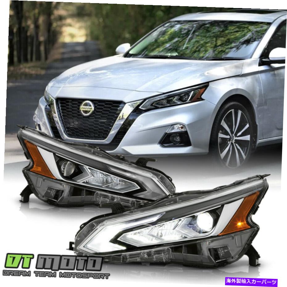 USヘッドライト 2019-2021日産ALTIME W / LED DRLタイプChrome Projectorヘッドライトヘッドランプ For 2019-2021 Nissan Altime w/LED DRL Type Chrome Projector Headlights Headlmaps【並行輸入品】｜Us Custom Parts Shop USDM