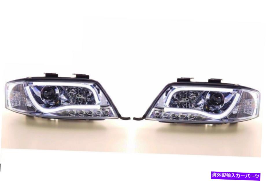 USヘッドライト LEDヘッドライトランプ - Chrome Audi A6 C5 / 4B - （1997-2001） LED Headlights Lamps - Chrome Audi A6 C5 / 4B - (1997-2001)【並行輸入品】