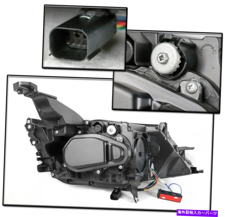USヘッドライト 15-19シボレーインパラLEDチューブスイッチバックプロジェクターヘッドライトクロム左+右 FOR 15-19 CHEVY IMPALA LED TUBE SWITCHBACK PROJECTOR HEADLIGHT CHROME LEFT+RIGHT【並行輸入品】