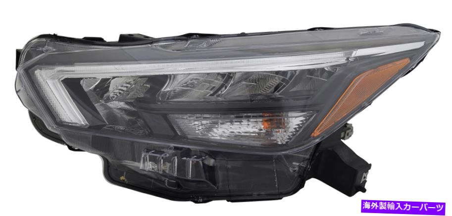 USヘッドライト 2020年日産の新しい運転手側LEDヘッドライト New Driver Side LED Headlight FOR 2020 Nissan Versa【並行輸入品】