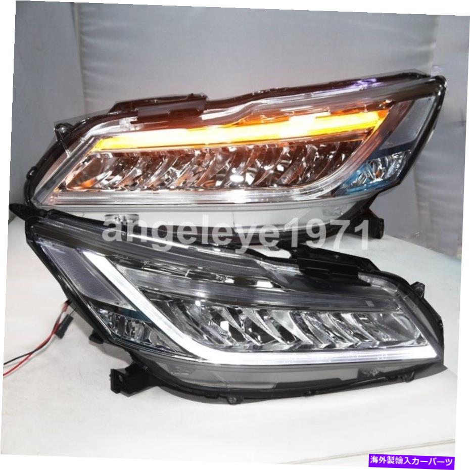 USヘッドライト ホンダアコードLEDデビルアイフロントランプ2016-2017年TLZのためのLEDヘッドライト LED Headlights For HONDA Accord LED Devil eye front lamps 2016-2017 year TLZ【並行輸入品】