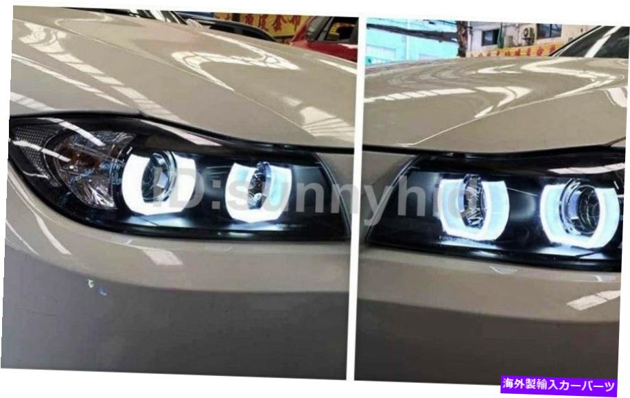 USヘッドライト LEDの天使の目の光のためのLED BMW E90 320i 323I 325 330 335 LEDヘッドライト2005-2010 LED Angel Eyes light for BMW E90 320i 323i 325 330 335 LED Headlights 2005-2010【並行輸入品】