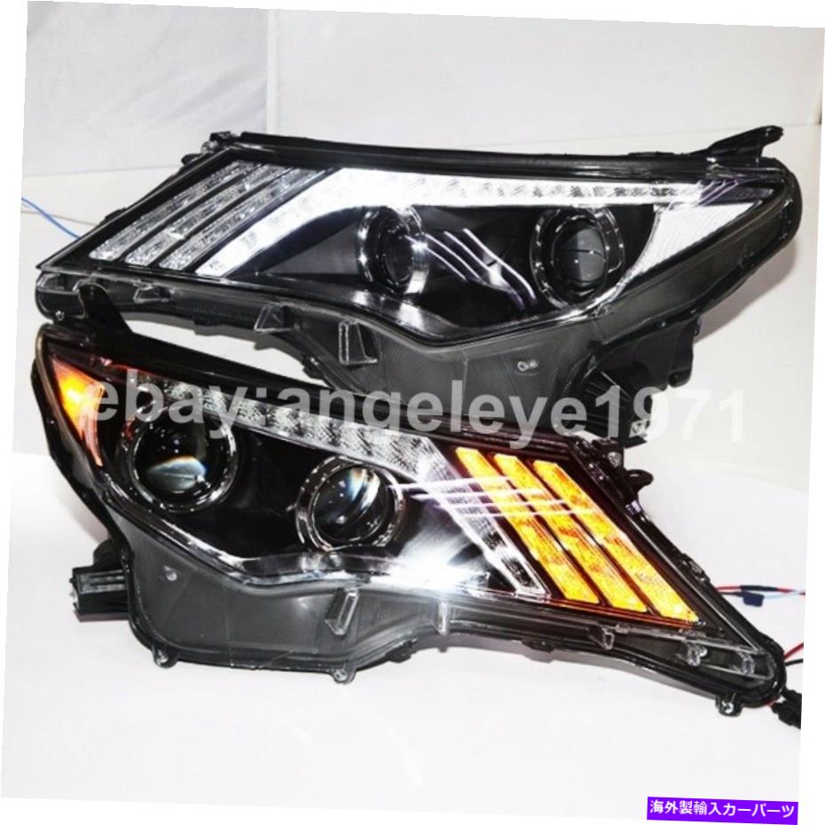 USヘッドライト トヨタRAV4 LEDヘッドライトフロントランプLED TLZを導きました2013年から2015年 2013 to 2015 Year For TOYOTA RAV4 LED Headlights Front Lamps LED Turn Lights TLZ【並行輸入品】