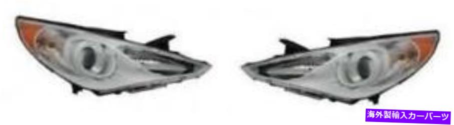 USヘッドライト 2011年 - 2014 Hyundai Sonataフロントヘッドライトアセンブリの交換 SIDE/PAIR for 2011 - 2014 Hyundai Sonata Front Headlight Assembly Replacement【並行輸入品】
