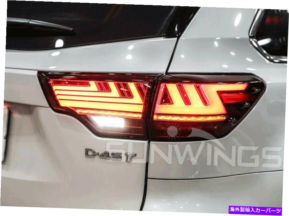 USヘッドライト トヨタハイランダーレッドリアランプアセンブリLEDテールライト14-18 For Toyota Highlander RED LED Rear Lamps Assembly LED Tail Lights 14-18【並行輸入品】|Us Custom Parts Shop USDM