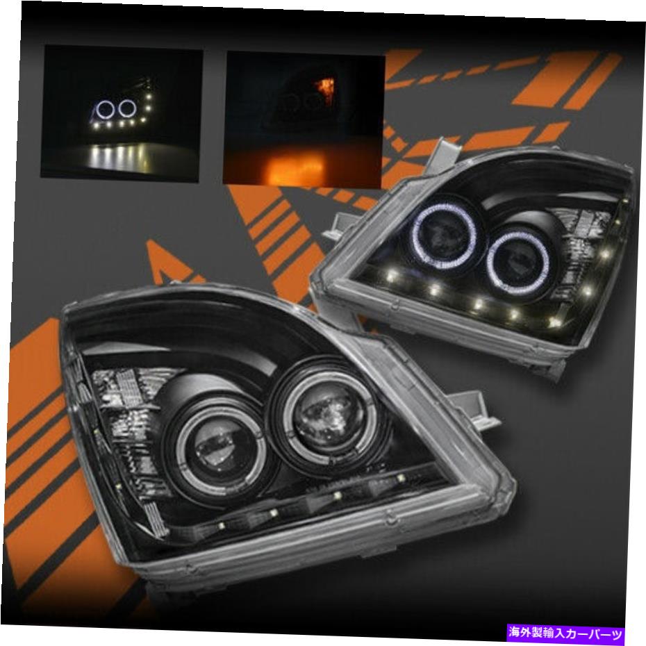USヘッドライト Toyota Prado FJ120 03-09のための天使の目＆LED DRLツインプロジェクターヘッドライト Angel-Eyes & LED DRL Twin Projector Head Lights for TOYOTA PRADO FJ120 03-09【並行輸入品】｜Us Custom Parts Shop USDM
