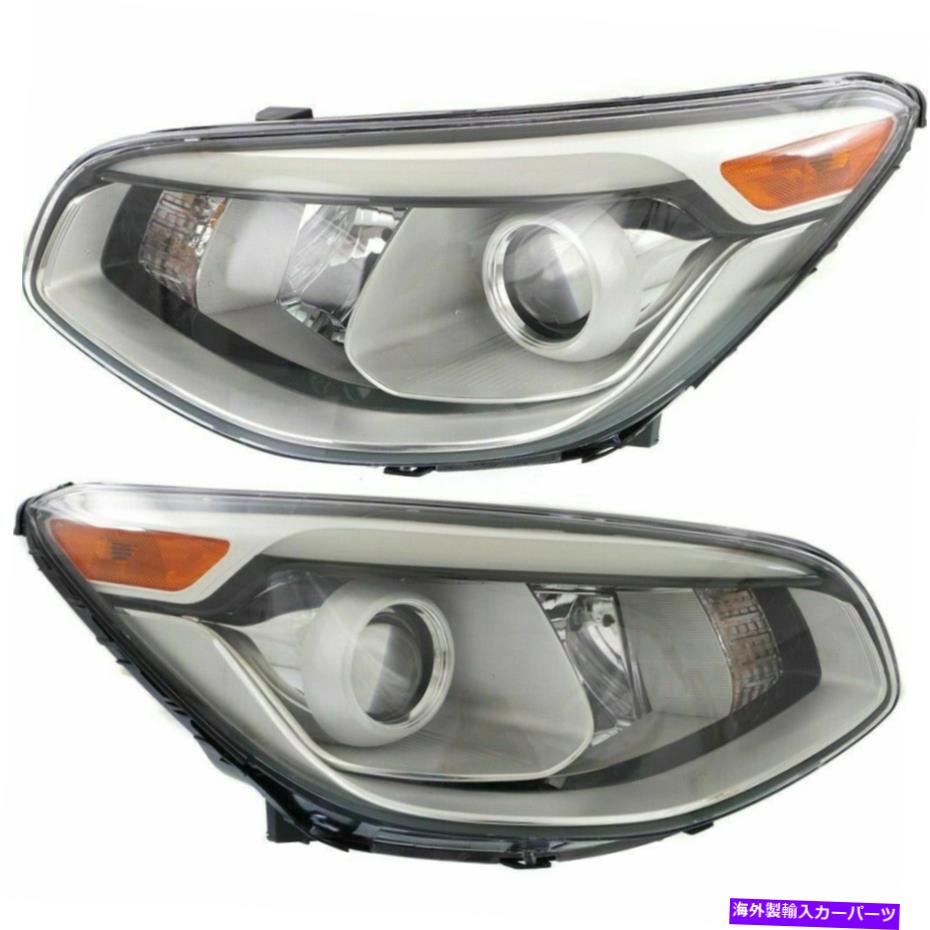 USヘッドライト Fit Kia Soul 2014-2016右左プロジェクターヘッドライトヘッドライトランプペア FIT KIA SOUL 2014-2016 RIGHT LEFT PROJECTOR HEADLIGHTS HEAD LIGHT LAMPS PAIR【並行輸入品】