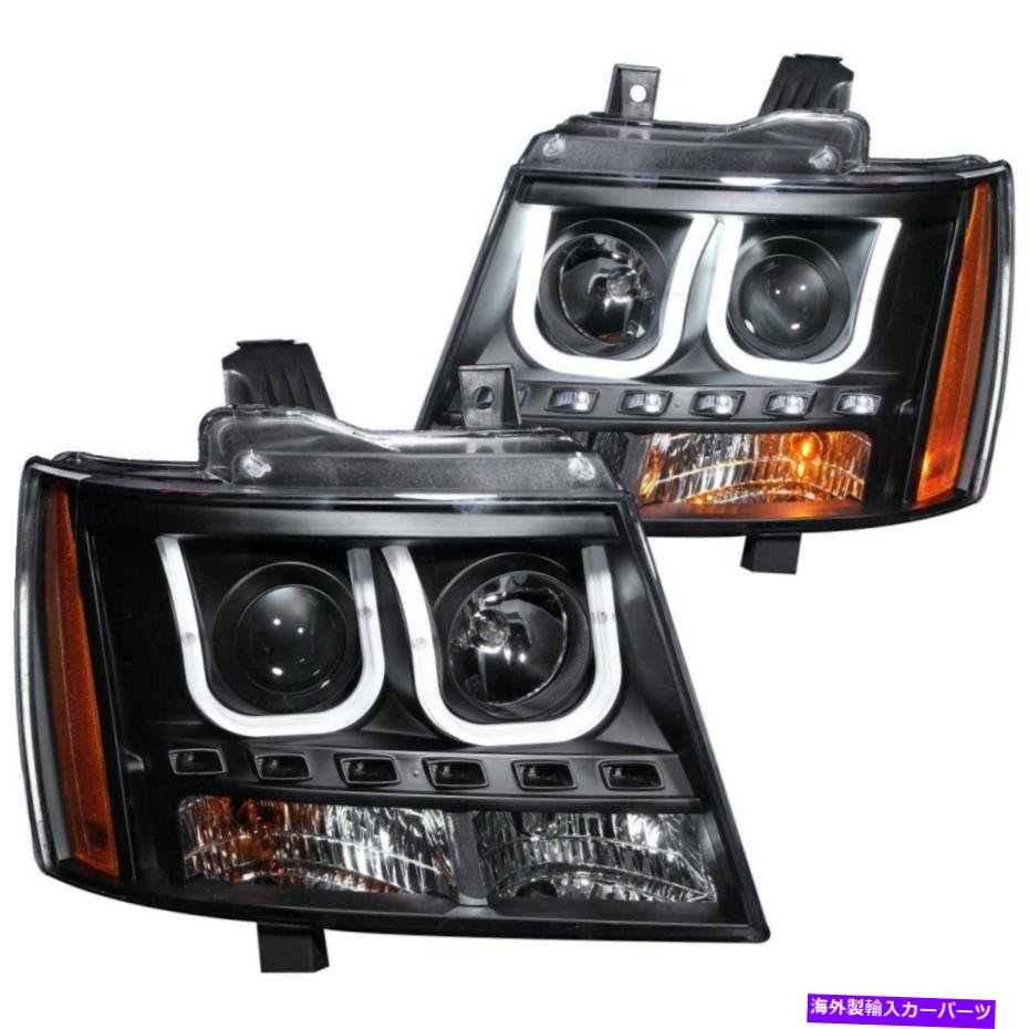 USヘッドライト 111273 Chevy Suburban LH RHのための新しい助手席ランプの運転者及び助手席側 111273 Anzo Headlight Lamp Driver & Passenger Side New for Chevy Suburban LH RH【並行輸入品】