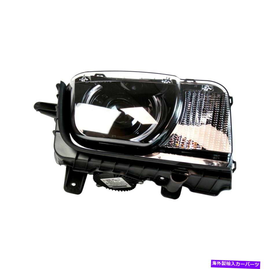 USヘッドライト Chevy Camaro 10-15のためにgm25033440Cの助手席側交換ヘッドライトを交換する For Chevy Camaro 10-15 Replace GM2503340C Passenger Side Replacement Headlight【並行輸入品】