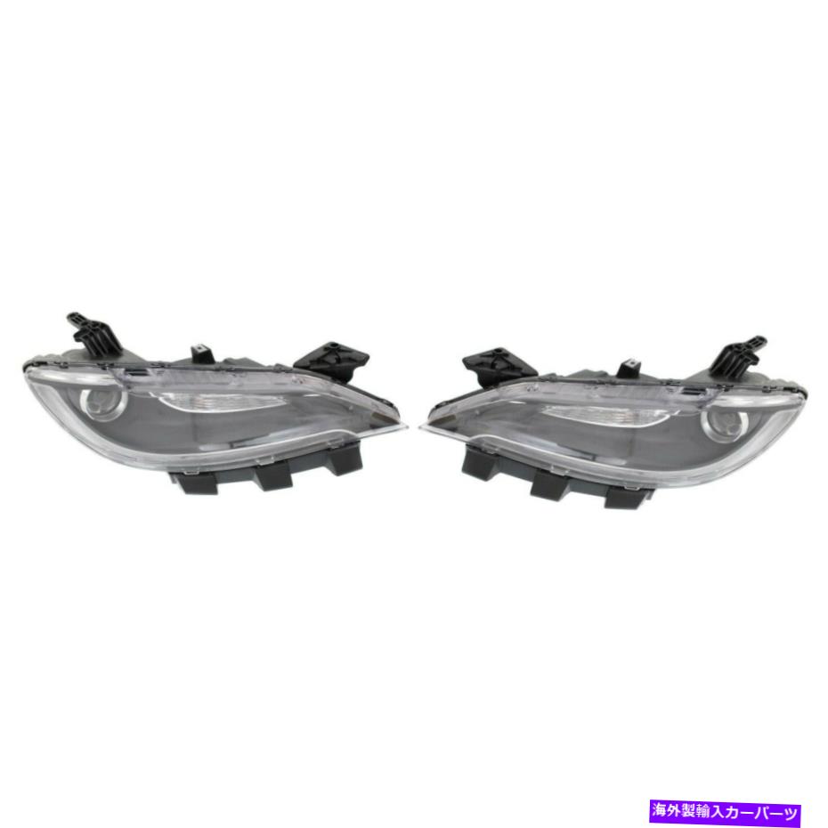 USヘッドライト 2016-2017 Chrysler 200のHeadlightセット左右のクロームハウジング2PC Headlight Set For 2016-2017 Chrysler 200 Left and Right Chrome Housing 2Pc【並行輸入品】