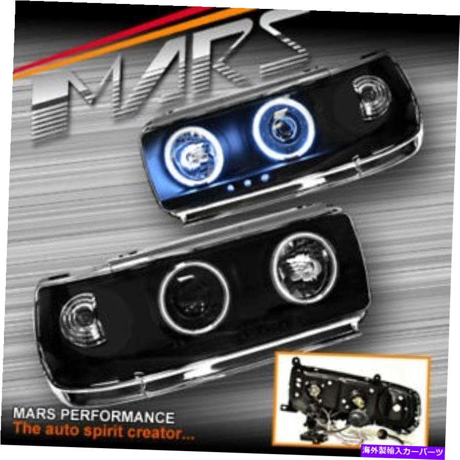 USヘッドライト Toyota Landcruiser 80シリーズFJ80 90-97用エンジェルアイプロジェクターヘッドライト Angel Eyes Projector Head Lights for Toyota LANDCRUISER 80 Series FJ80 90-97【並行輸入品】