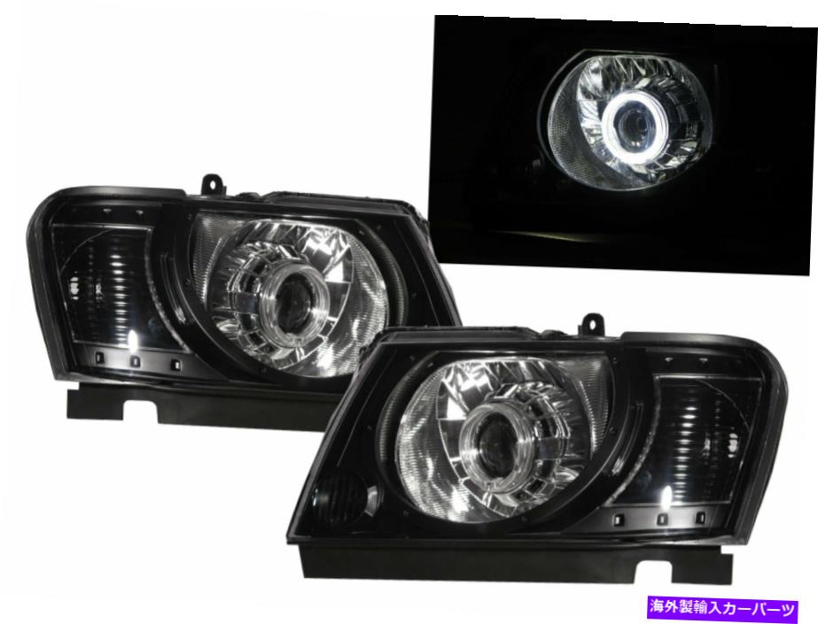 【楽天市場】USヘッドライト PATROL SAFARI Y61 04ON 5DガイドLED Halo Projector