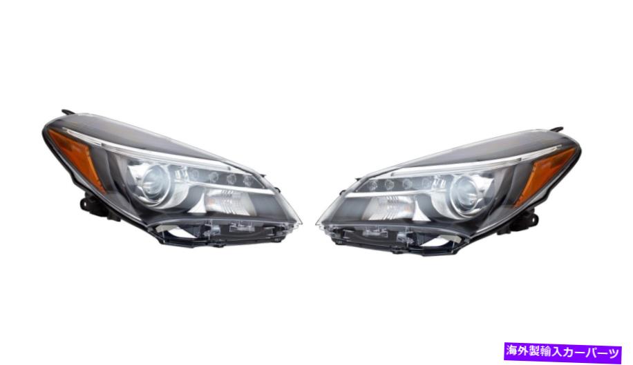 USヘッドライト 2015-2017トヨタ・ヤリスSEハッチバックヘッドライトW / LED DRLドライバー＆旅客 For 2015-2017 Toyota Yaris SE Hatchback Headlight W/LED DRL Driver & Passenger【並行輸入品】