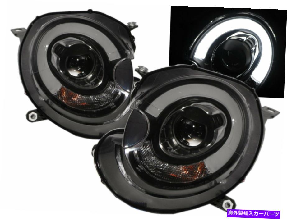USヘッドライト R55 R56 R57 R58 R59 2006-2013ミニLHD用ハロゲンプロジェクトヘッドライトBK R55 R56 R57 R58 R59 2006-2013 Halogen Project Headlight BK for MINI LHD【並行輸入品】