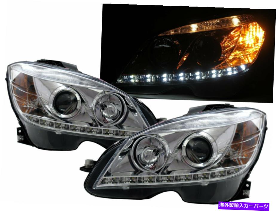 USヘッドライト Mercedes-Benz LHD用W204 08-11 Pre-Feflift Headlight Halogen H7 W / OモーターCH W204 08-11 PRE-FACELIFT Headlight Halogen H7 W/O MOTOR CH for Mercedes-Benz LHD【並行輸入品】