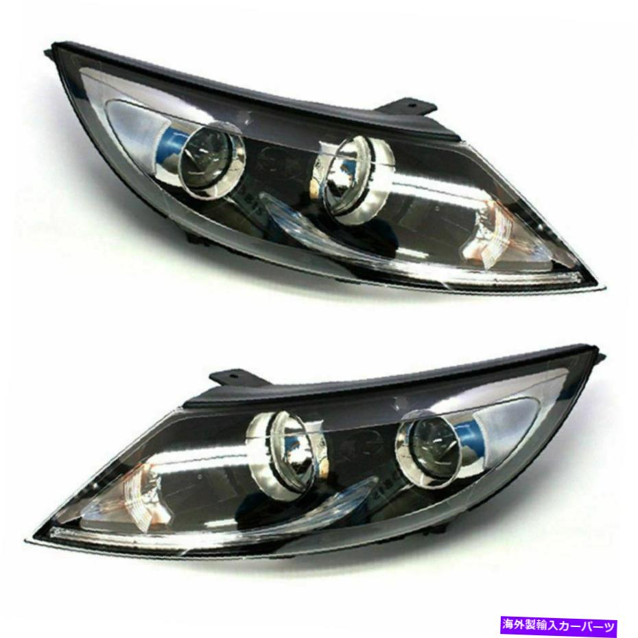 USヘッドライト Kia Sportage 11-16のための新しい本物のOEMプロジェクションLEDヘッドライトランプLH RHセット New Genuine OEM Projection LED Head Light Lamp LH RH Set for Kia Sportage 11-16【並行輸入品】