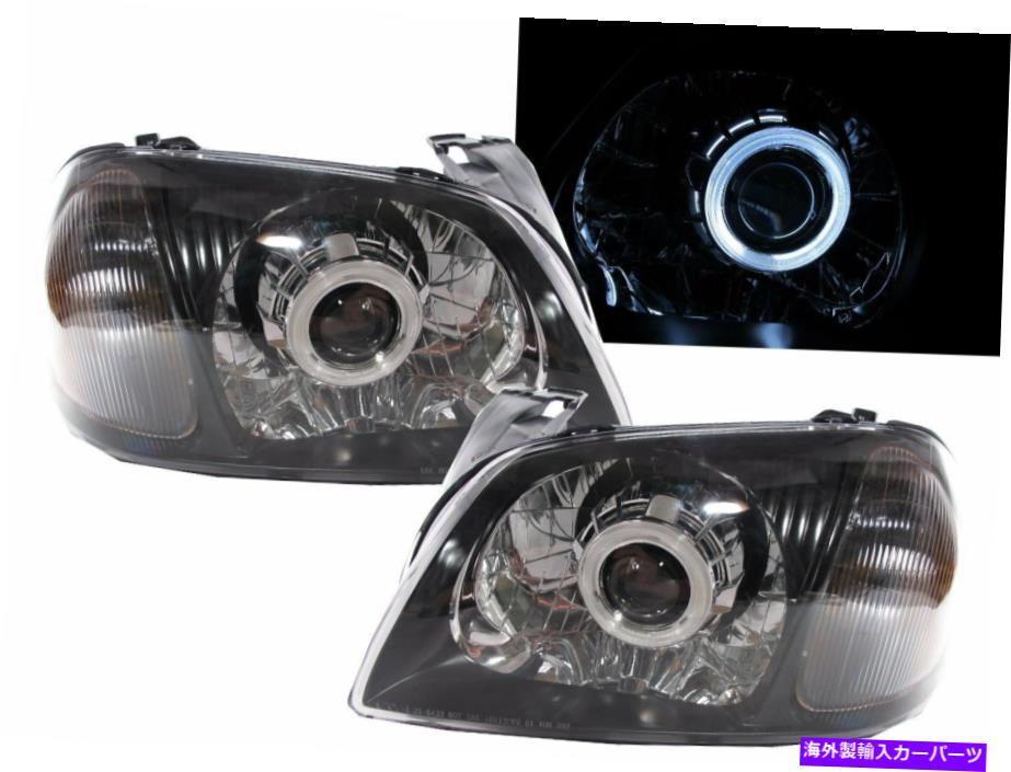 USヘッドライト Mazda LHDのためのSUV 5D CCFLプロジェクターヘッドライトブラック Tribute MK1 01-06 SUV 5D CCFL Projector Headlight Black for MAZDA LHD【並行輸入品】