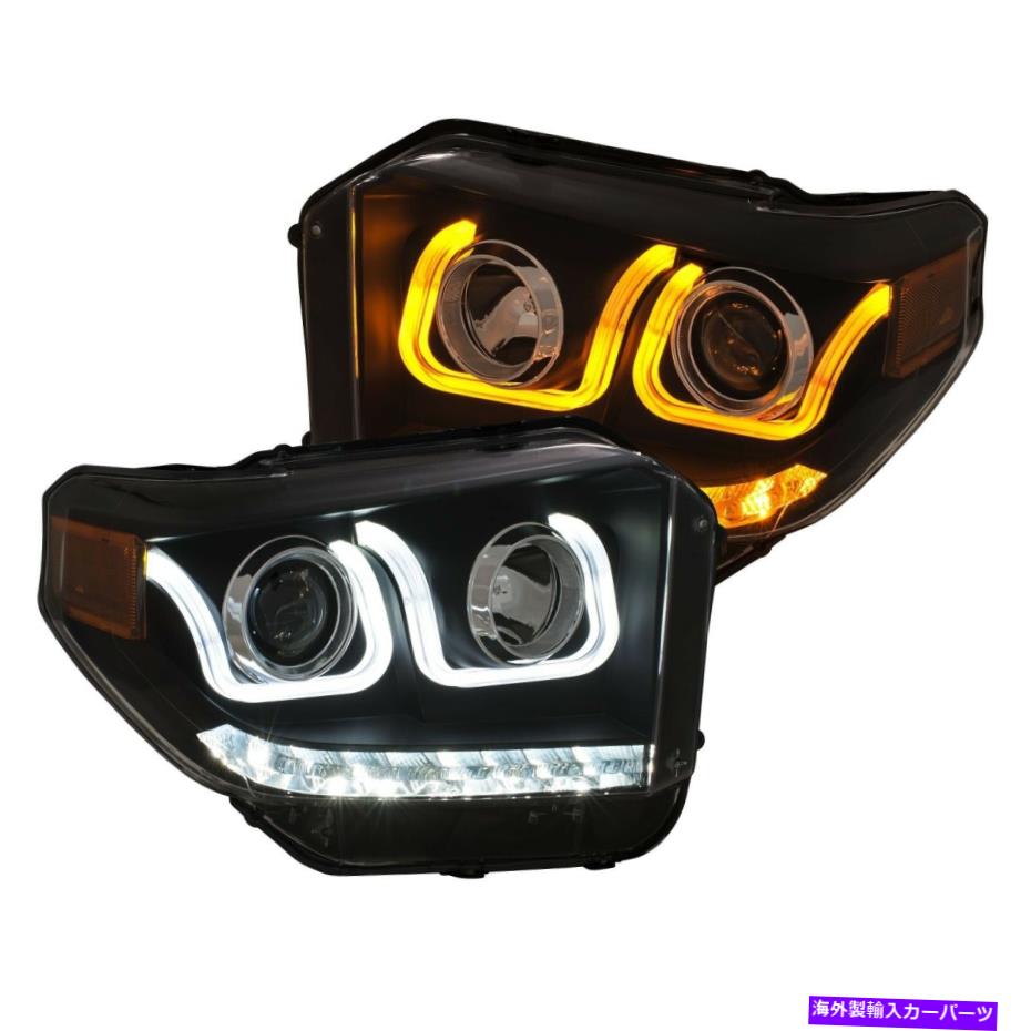 USヘッドライト Anzo 111387黒スイッチバックU-Barヘッドライト2014-2017 Tundra Platinum 1794 Anzo 111387 Black Switchback U-Bar Headlights for 2014-2017 Tundra Platinum 1794【並行輸入品】|Us Custom Parts Shop USDM