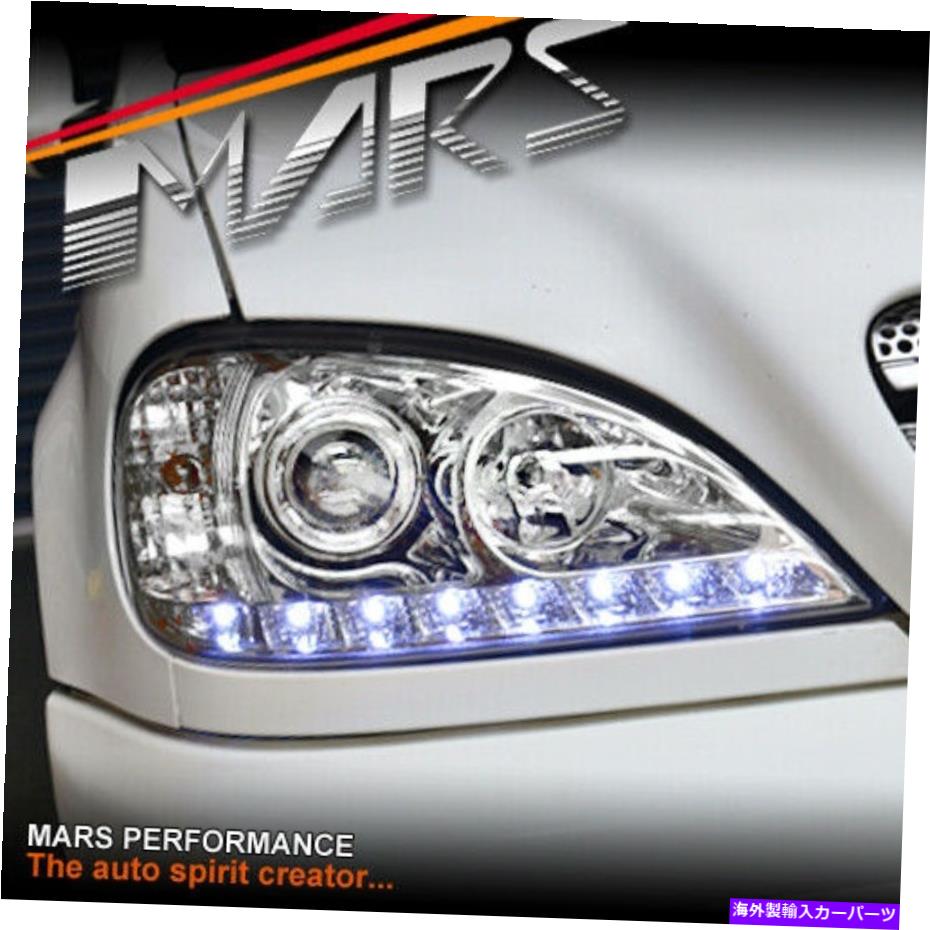 USヘッドライト Mercedes-Benz ML-Class W163 1998-2001のためのクリアLED DRLプロジェクターヘッドライト Clear LED DRL Projector Head Lights for Mercedes-Benz ML-Class W163 1998-2001【並行輸入品】｜Us Custom Parts Shop USDM