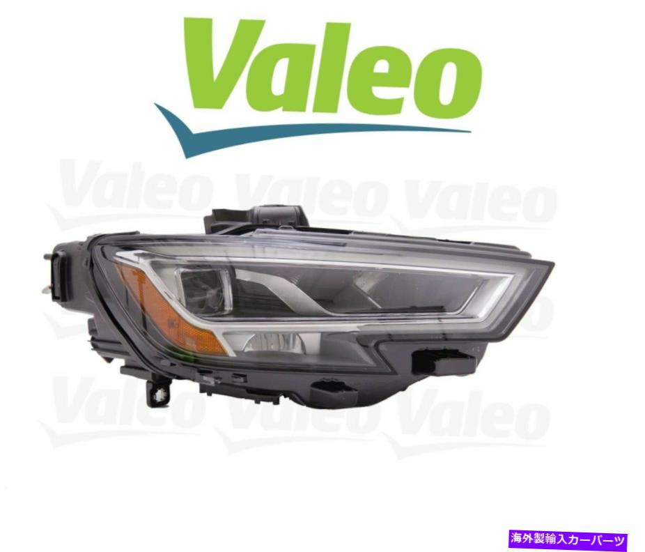 USヘッドライト Audi A3 S3 2017-2018用Valeo旅客右ヘッドライトアセンブリLED 46831 Valeo Passenger Right Headlight Assembly LED 46831 For Audi A3 S3 2017-2018【並行輸入品】