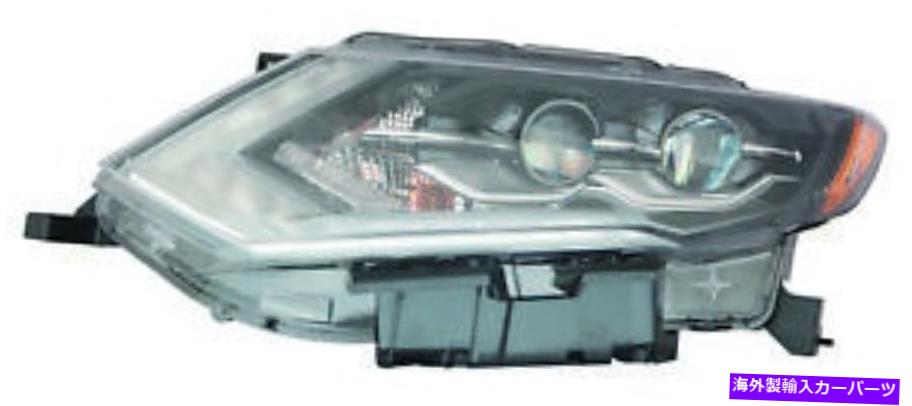 USヘッドライト 2017年2018年日産不正のための新しい運転手側LEDヘッドライト New Driver Side LED Headlight FOR 2017 2018 Nissan Rogue【並行輸入品】|Us Custom Parts Shop USDM
