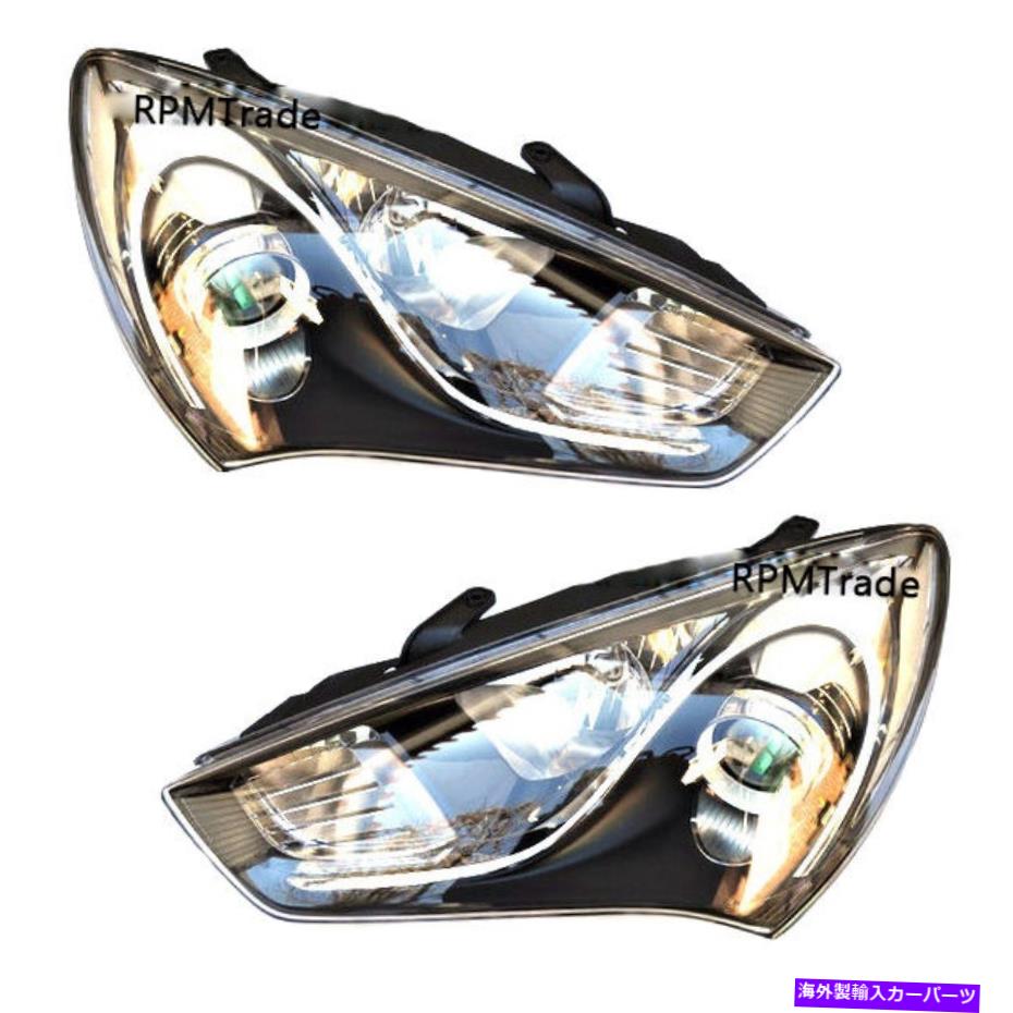 USヘッドライト Hyundai 2014+ Genesis Coupeのための純正OEM FLヘッドライトランプL / R競争キット Genuine OEM FL Head Light Lamp L/R Compete Kit for Hyundai 2014+ Genesis Coupe【並行輸入品】