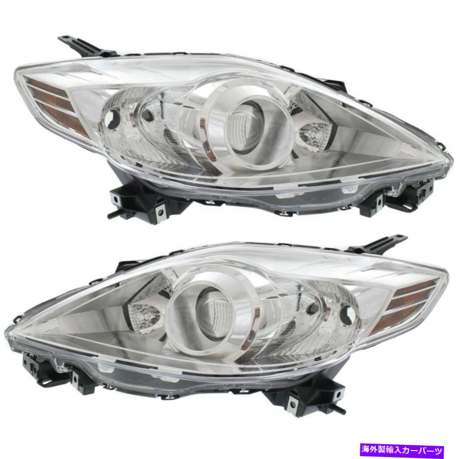 USヘッドライト 2008-2010 Mazda 5 GTスポーツGSツーリンググランドツーリング2PC Headlight Set For 2008-2010 Mazda 5 GT Sport GS Touring Grand Touring 2Pc【並行輸入品】