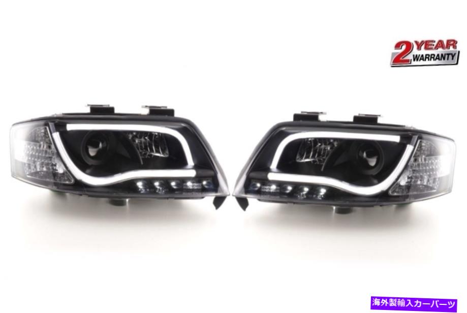 USヘッドライト Audi A6 FaceLift用LEDブラックヘッドライトランプ - （2001-2004） LED Black Headlights Lamps for Audi A6 Facelift - ( 2001-2004 )【並行輸入品】｜Us Custom Parts Shop USDM