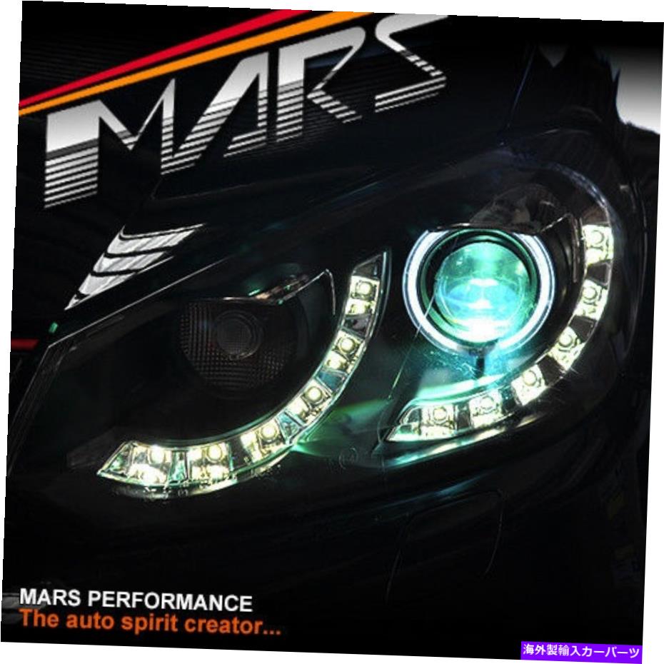 USヘッドライト ブラックDRL LED CCFL Angel EyeデュアルビームプロジェクターヘッドライトVWゴルフVI MK-6 Black DRL LED CCFL Angel Eye Dual Beam Projector Head Lights for VW GOLF VI MK-6【並行輸入品】｜Us Custom Parts Shop USDM