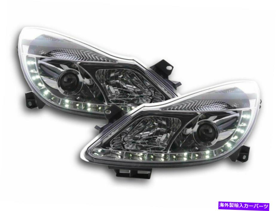 USヘッドライト Opel Corsa DクリアプロジェクターDRLヘッドライト日中走行ライト2006-2010 OPEL CORSA D CLEAR PROJECTOR DRL HEADLIGHTS DAYTIME RUNNING LIGHTS 2006-2010【並行輸入品】