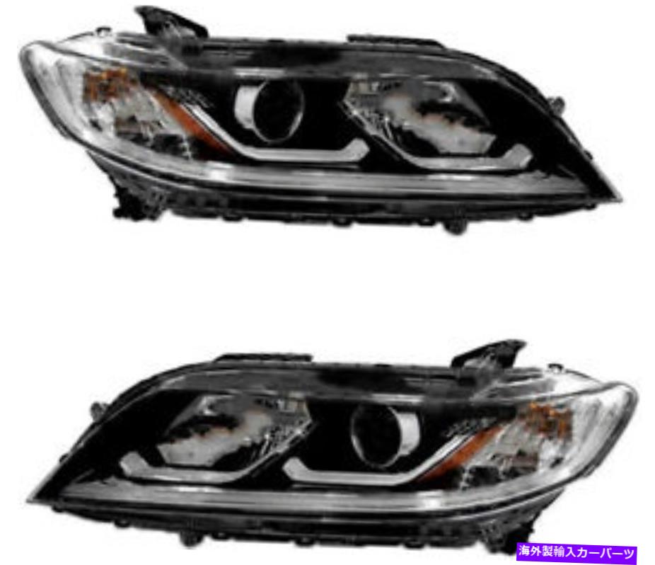 USヘッドライト ヘッドライトヘッドライトアセンブリ新しいペアセット2016-2017ホンダアコードLX-Sクーペ Headlights Headlight Assembly NEW Pair Set For 2016-2017 Honda Accord LX-S Coupe【並行輸入品】