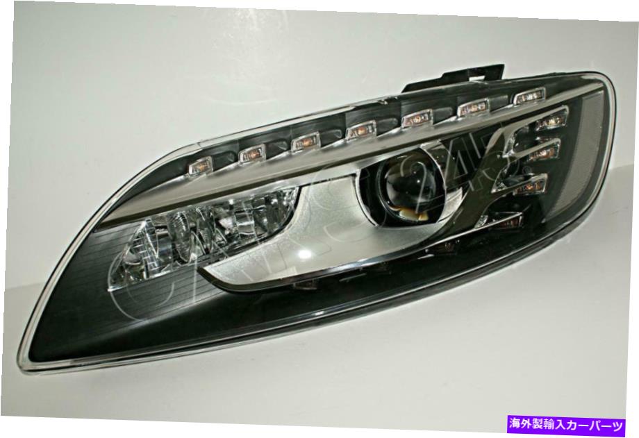 USヘッドライト Bi-Xenon Headlight DRL LEDフロントランプ左LHは、Audi Q7 2009 - Bi-Xenon HeadLight DRL LED Front Lamp LEFT LH Fits AUDI Q7 2009-【並行輸入品】