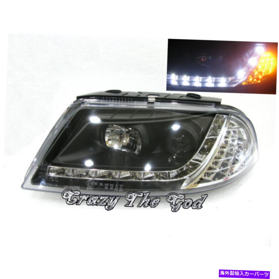 USヘッドライト Passat B5.5 01-05 4D / 5DプロジェクターLED R8 LookヘッドライトBK for VW Volkswagen LHD Passat B5.5 01-05 4D/5D Projector LED R8Look Headlight BK for VW Volkswagen LHD【並行輸入品】