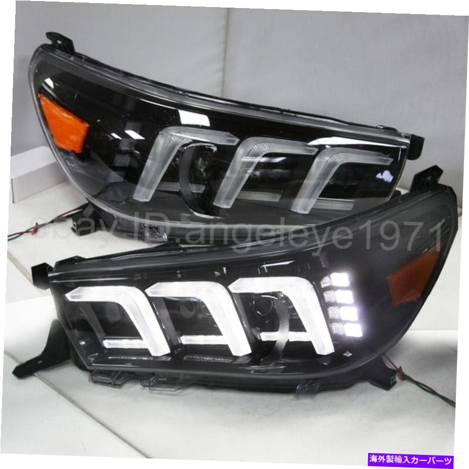 USヘッドライト Ty Hilux Vigo Hilux Revo LEDのヘッドライトのための2015-2019年のフルLEDヘッドランプ 2015-2019 year Full LED Head Lamps for TY HILUX VIGO Hilux Revo LED Headlights【並行輸入品】
