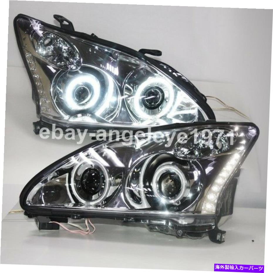 USヘッドライト LEXUS 03-09年RX330 RX350 XU30 LEDヘッドライトプロジェクターレンズライトシルバー For Lexus 03-09 Year RX330 RX350 XU30 LED Headlights Projector Lens Light Silver【並行輸入品】