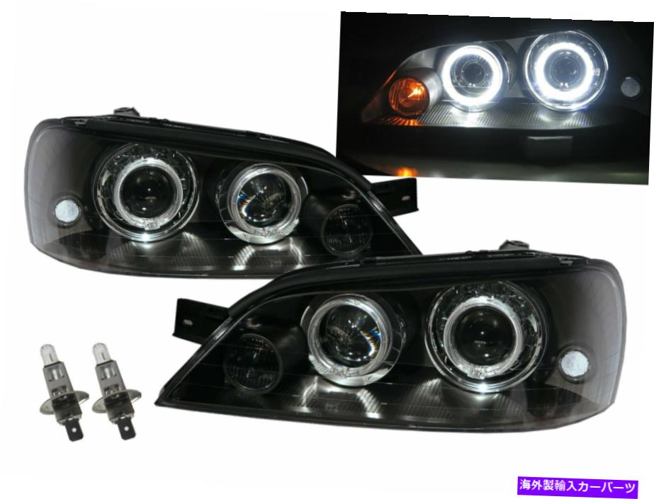 USヘッドライト Tierra 00-05 4DガイドLED HaloデュアルプロジェクターヘッドライトBK台湾Ford LHD Tierra 00-05 4D Guide LED Halo Dual Projector Headlight BK Taiwan for FORD LHD【並行輸入品】