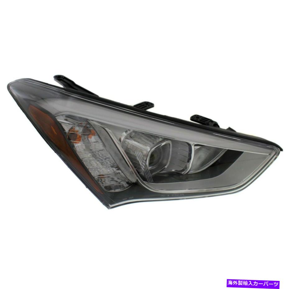 USヘッドライト 2013年2014年2015年2014年2015年2014年2014年代半島サンタフェスポーツ右HID Headlight For 2013 2014 2015 2016 Hyundai Santa Fe Sport Right HID With Bulb【並行輸入品】