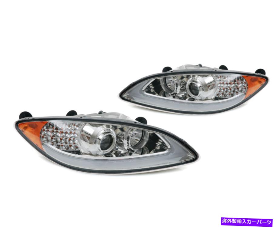 USヘッドライト イーグルアイヘッドライトランプペアLEDライトバーは2008-2016国際的なプロスタル Eagle Eye Head Light Lamp Pair LED Light Bar For 2008-2016 International Prostar【並行輸入品】