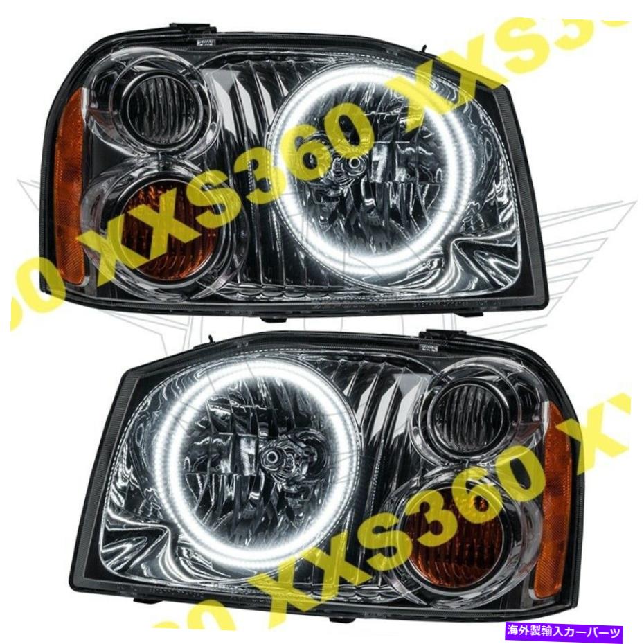 USヘッドライト 日産フロンティア01-04ホワイトLED天使悪魔の目のためのOracle Haloヘッドライト ORACLE Halo HEADLIGHTS For Nissan Frontier 01-04 WHITE LED Angel Demon Eyes【並行輸入品】|Us Custom Parts Shop USDM