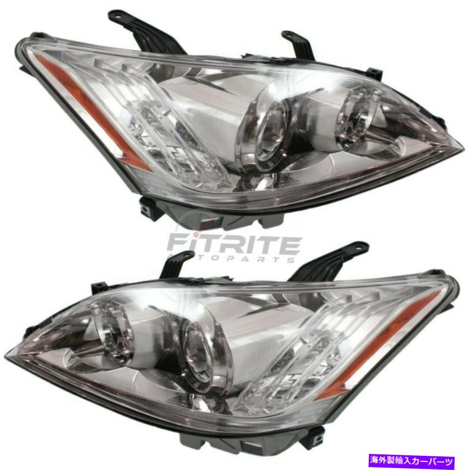 USヘッドライト 新しいLH＆RHハロゲンヘッドランプはLexus ES350 2010-2011 LX2518116 LX2519116 NEW LH & RH HALOGEN HEAD LAMP FITS LEXUS ES350 2010-2011 LX2518116 LX2519116【並行輸入品】